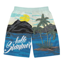 Load image into Gallery viewer, Summer Greetings Men&#39;s All Over Print Board Shorts