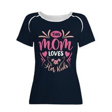 Load image into Gallery viewer, Mom loves Kids Women&#39;s All-Over Print T shirt