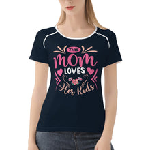 Load image into Gallery viewer, Mom loves Kids Women&#39;s All-Over Print T shirt