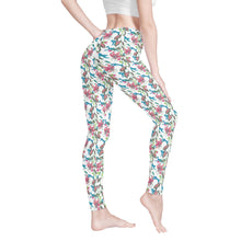 Load image into Gallery viewer, Leopards and plants print (WBG) Womens Leggings