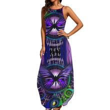 Load image into Gallery viewer, Purpleness Dreams DN Womens Elegant Sleeveless Party Dress