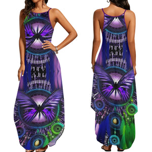 Purpleness Dreams DN Womens Elegant Sleeveless Party Dress