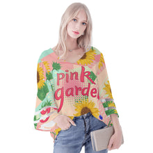 Load image into Gallery viewer, PINK garden Womens Puff Sleeve Blouse