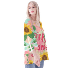 Load image into Gallery viewer, PINK garden Womens Puff Sleeve Blouse