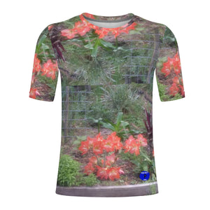 Hibiscus Garden Mens All Over Print T-shirts