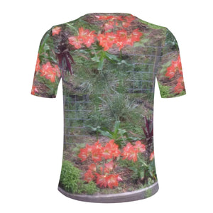 Hibiscus Garden Mens All Over Print T-shirts