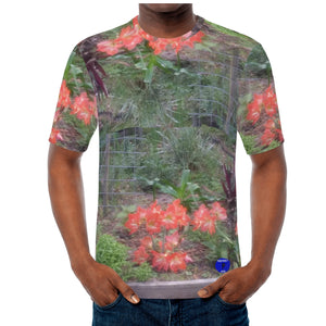 Hibiscus Garden Mens All Over Print T-shirts