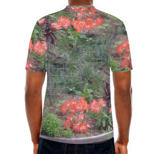 Hibiscus Garden Mens All Over Print T-shirts