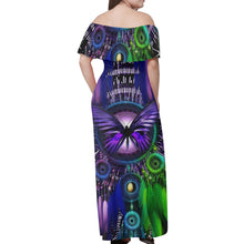 Load image into Gallery viewer, Dream Catcher PBG Womens Off-shoulder Long Dress