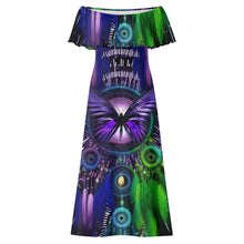 Load image into Gallery viewer, Dream Catcher PBG Womens Off-shoulder Long Dress