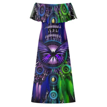 Load image into Gallery viewer, Dream Catcher PBG Womens Off-shoulder Long Dress