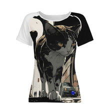 Load image into Gallery viewer, Alley Kitty Womens All-Over Print T shirt