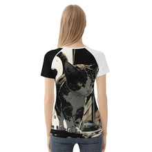 Load image into Gallery viewer, Alley Kitty Womens All-Over Print T shirt