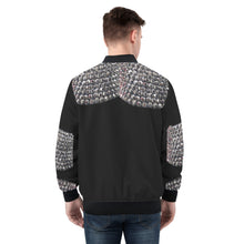 Load image into Gallery viewer, PPM Studded and chain printed Mens Bomber Jacket