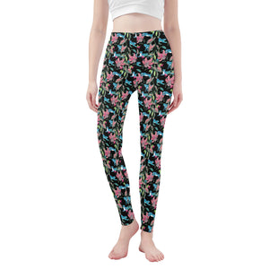 Leopards and plants design (BBG) Womens Leggings.