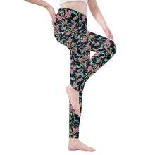 Load image into Gallery viewer, Leopards and plants design (BBG) Womens Leggings.