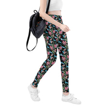 Load image into Gallery viewer, Leopards and plants design (BBG) Womens Leggings.