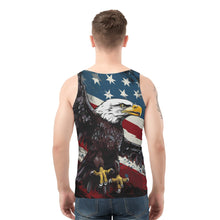 Load image into Gallery viewer, Eagle American Flag BG Print Mens Tank Top