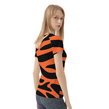 Load image into Gallery viewer, Tiger D Womens Print T shirt