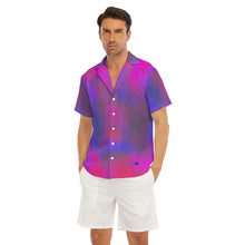 Load image into Gallery viewer, Blue, purple shades Men&#39;s Deep V-neck Short Sleeve T-shirt (SPI)