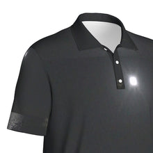 Load image into Gallery viewer, Moonlight on the water Print Men&#39;s Polo Collar Jersey. (SPI)