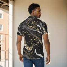 Load image into Gallery viewer, B and G Marble All-Over Print Men&#39;s Shirt. (SPI)