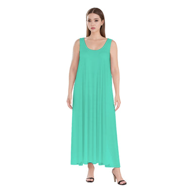 Turquoise Women's Dress | 115GMS Rayon