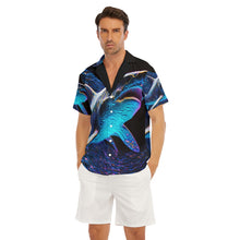 Load image into Gallery viewer, Shark Lurking Men&#39;s Deep V-neck Short Sleeve T-shirt. (SPI)