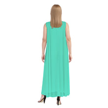 Load image into Gallery viewer, Turquoise Women&#39;s Dress | 115GMS Rayon