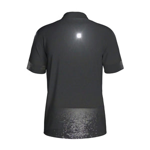 Moonlight on the water Print Men's Polo Collar Jersey. (SPI)