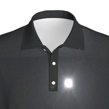 Load image into Gallery viewer, Moonlight on the water Print Men&#39;s Polo Collar Jersey. (SPI)