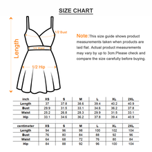 Load image into Gallery viewer, Gold GLT Print Women&#39;s Back Cross Cami Dress. (SPI)