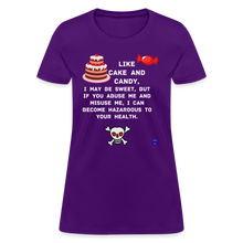 Load image into Gallery viewer, Like Cake And Candy (1) Women&#39;s T-Shirt - purple