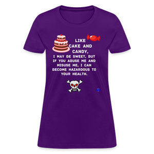 Like Cake And Candy (1) Women's T-Shirt - purple