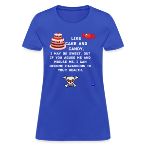 Like Cake And Candy (1) Women's T-Shirt - royal blue