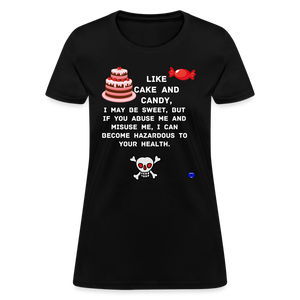 Like Cake And Candy (1) Women's T-Shirt - black