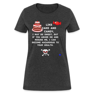 Like Cake And Candy (1) Women's T-Shirt - heather black