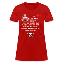 Load image into Gallery viewer, Like Cake And Candy (1) Women&#39;s T-Shirt - red