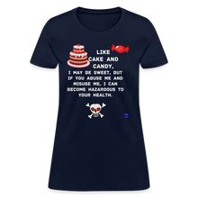 Load image into Gallery viewer, Like Cake And Candy (1) Women&#39;s T-Shirt - navy