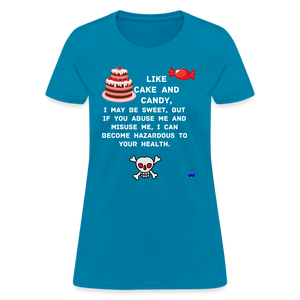 Like Cake And Candy (1) Women's T-Shirt - turquoise