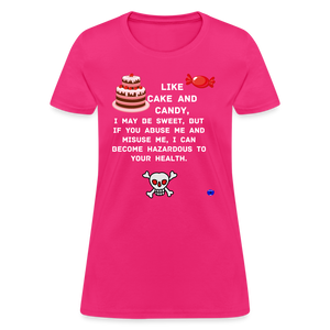 Like Cake And Candy (1) Women's T-Shirt - fuchsia