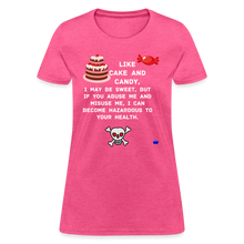 Load image into Gallery viewer, Like Cake And Candy (1) Women&#39;s T-Shirt - heather pink