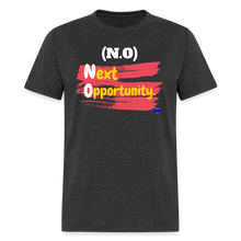 Load image into Gallery viewer, NO: Next Opportunity Men T-Shirt. - heather black