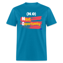 Load image into Gallery viewer, NO: Next Opportunity Men T-Shirt. - turquoise