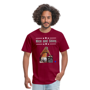 Nice and Shiny Men T-Shirt - burgundy