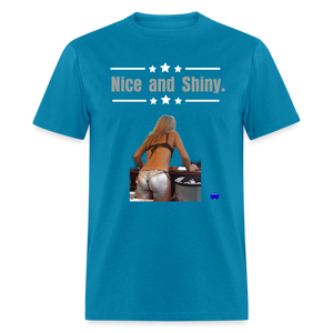 Nice and Shiny Men T-Shirt - turquoise