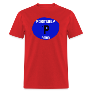 Positively P Man T-Shirt - red