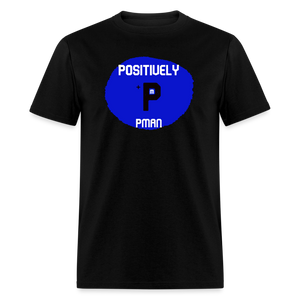 Positively P Man T-Shirt - black