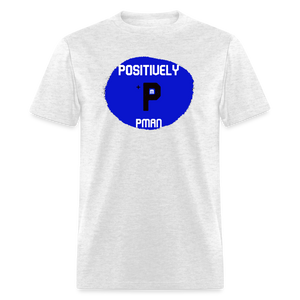 Positively P Man T-Shirt - light heather gray