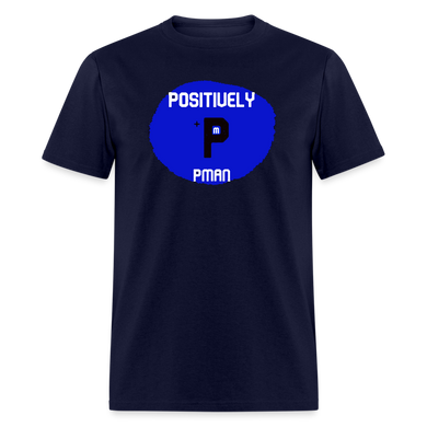 Positively P Man T-Shirt - navy